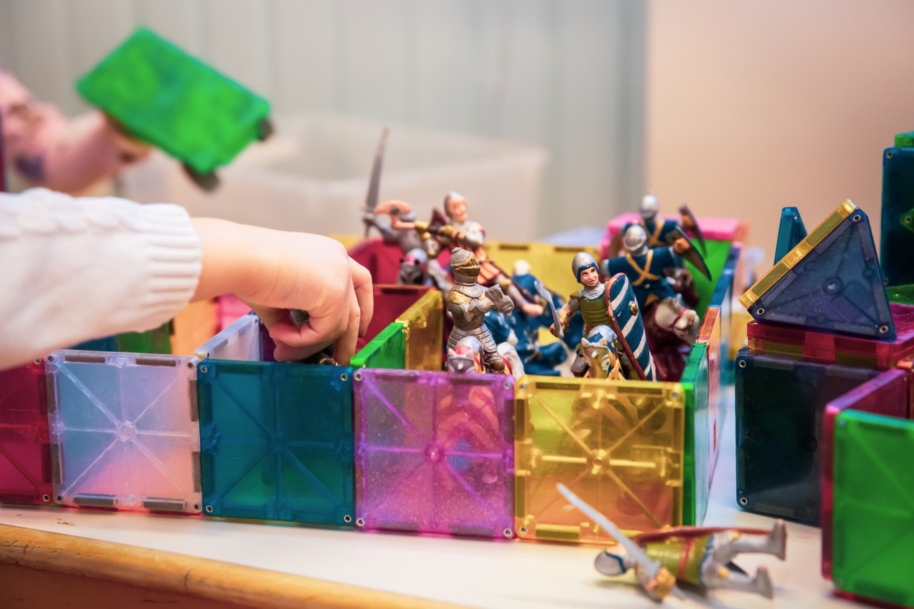 Pennor på ett daghem.